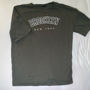 Brooklyn New York Green/Gray T-Shirt